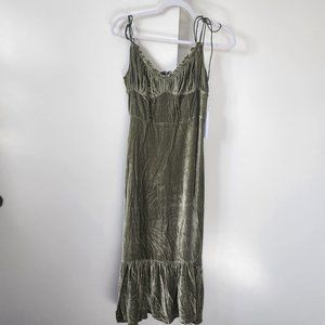 Reformation Oda Velvet Dress